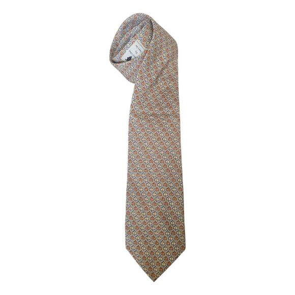 VINEYARD VINES Silk Pastel Leaves Patterned Tie - Picture 1 of 6